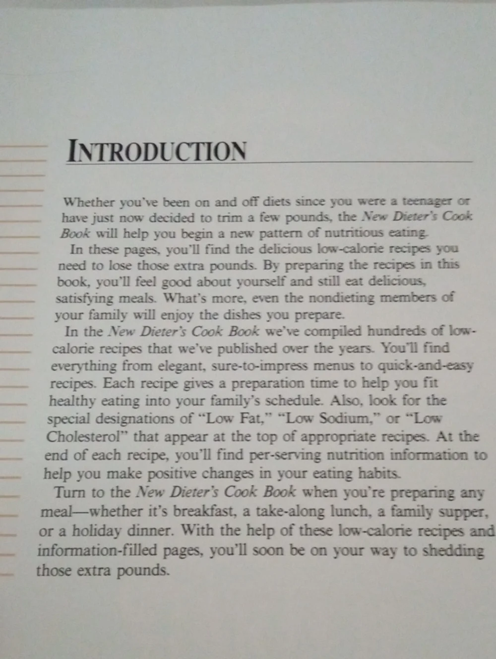 Cookbook Low-Calorie Home Cooking 